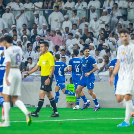 لقطات من مباراة العين والهلال السعودي في منافسات دوري أبطال آسيا - الصورة من حساب نادي الهلال السعودي على إكس