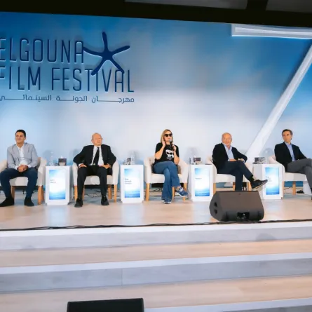 اللجنة العليا لمهرجان الجونة - الصورة من المركز الصحفي للمهرجان