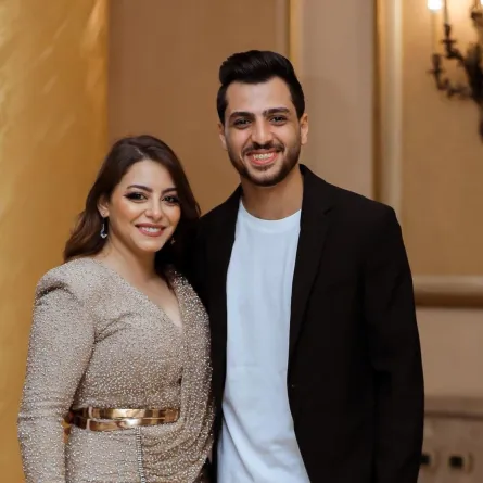 إلهام عبد البديع ووليد سامي - الصورة من حسابها على انستغرام