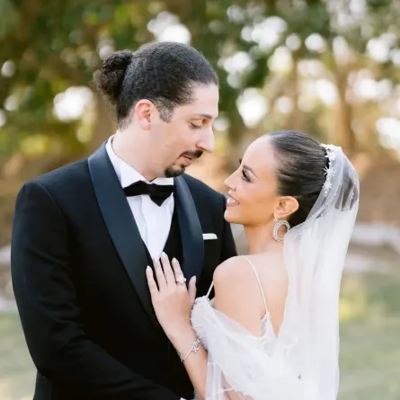 الصورة الرسمية لحفل زفاف مريم الخشت - مصدر الصورة إدارة أعمالها