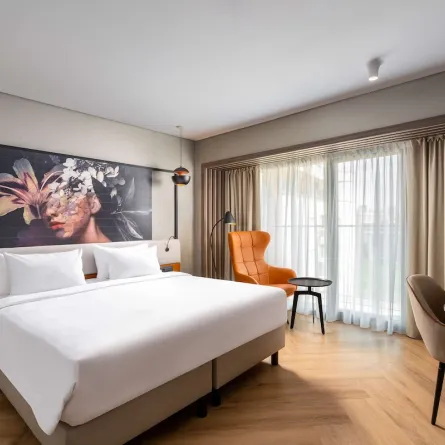 غرفة جذابة في فندق راديسون بلو بوخارست (الصورة من موقع radissonhotels الرسمي)