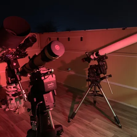 مرصد الختم الفلكي في أبوظبي. الصورة من الحساب الرسمي لمركز الفلك الدولي على منصة x