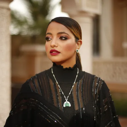 مجوهرات حنين صابر- الصورة من مكتب العلاقات العامة للعلامة 