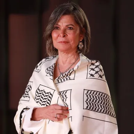 سلوى محمد علي - الصورة من المركز الصحفي لمهرجان الجونة