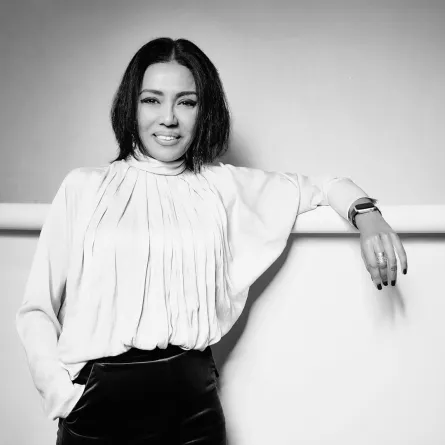 المصممة المصرية أماني شاكر  - الصورة من مكتب العلاقات العامة للعلامة