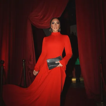 مدونة الموضة أماني فوزي - الصورة من حسابها على إنستغرام