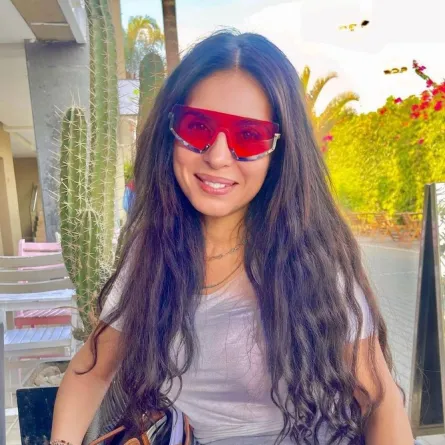 دينا - الصورة من حسابها على إنستغرام