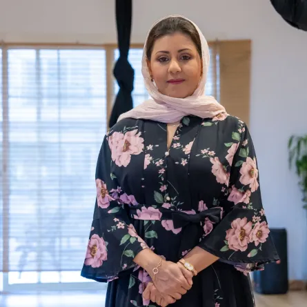 نوف المروعي رئيسة اللجنة السعودية لليوغا ورئيسة الاتحاد الآسيوي لليوغا 