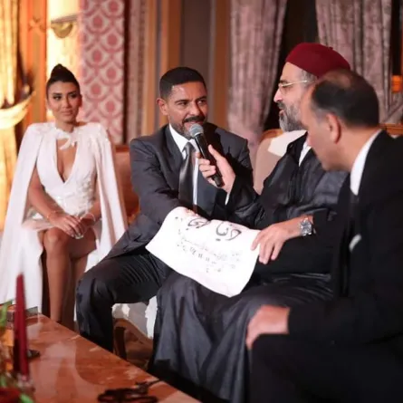 عقد قران هاني فرحات - الصور من مكتبه الصحفي