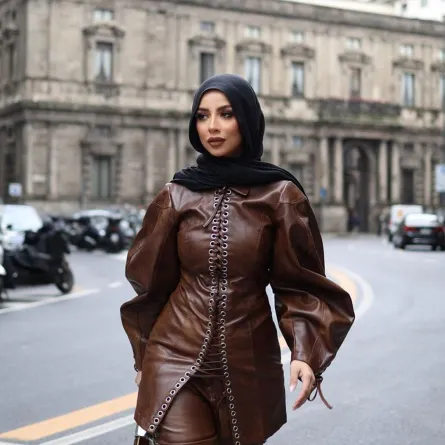 مدونة الموضة سهى طه - الصورة من حسابها على إنستغرام