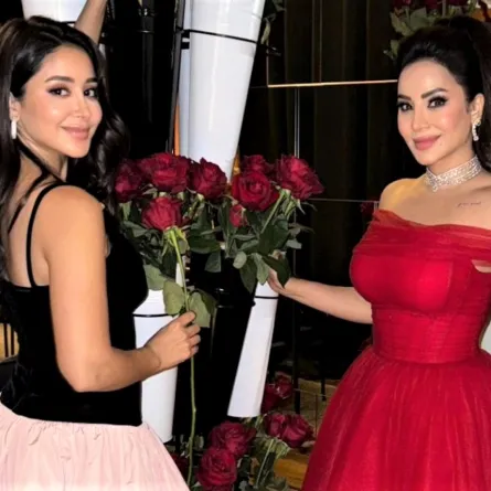 لجين عمران واسيل عمران- الصورة من حساب لجين عمران على الانستغرام