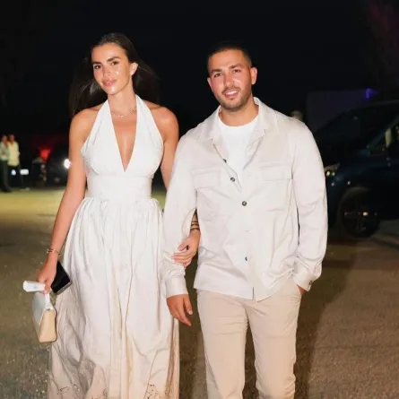 سيليو صعب وخطيبته زين قطامي- الصورة من حسابها على إنستغرام