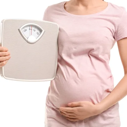 صورة تُعبر عن حرص الحامل على وزن مثالي