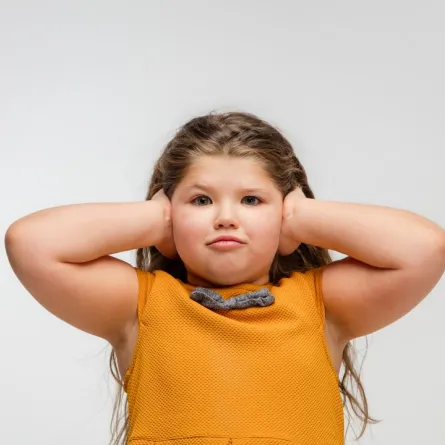 صورة لطفلة سمينة