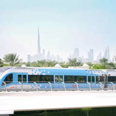 مترو دبي. الصورة من الحساب الرسمي لهيئة الطرق والمواصلات على منصة x