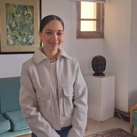 چيدا منصور بطلة فيلم مين يصدق- الصورة خاصة بـ«سيدتي» من تصوير سيد أحمد