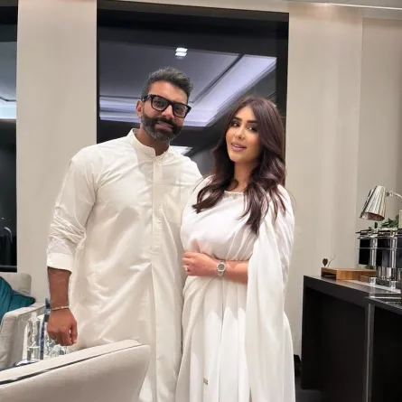 هنادي الكندري وزوجها محمد الحداد- الصورة من حسابها على إنستغرام