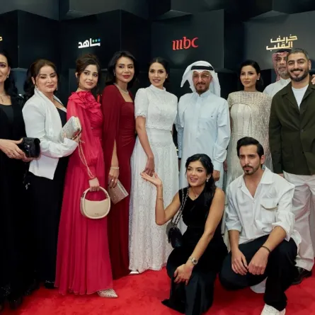 فريق مسلسل خريف القلب- الصورة من  المركز الاعلامي لـ ام بي سي