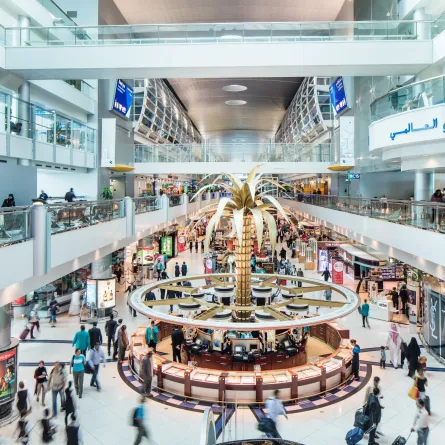 مطار دبي الدولي. الصورة من مكتب دبي الإعلامي