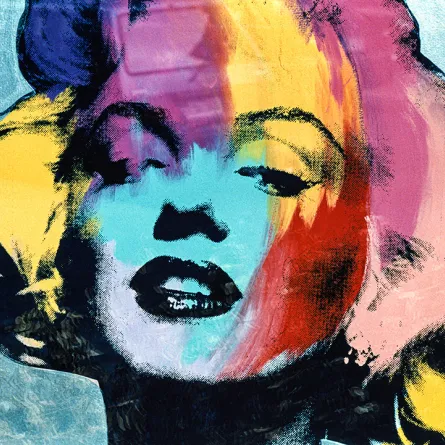  لوحة ماريلين مونرو Marilyn Monroe للفنان آندي وارهول Andy Warhor معروضة في أحد معارض نيويورك (مصدر الصورة: Per-Anders Pettersson/Getty Image