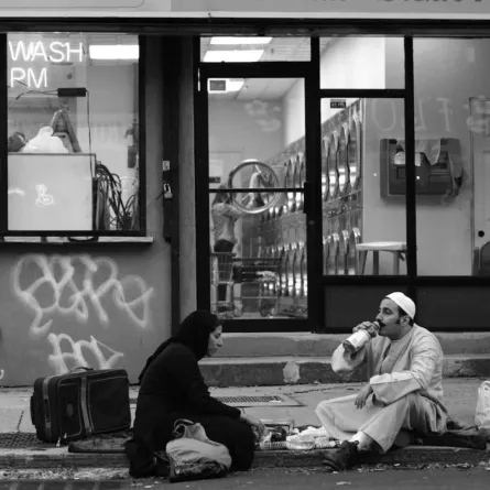 مشهد من فيلم عبده وسنية المشارك في مهرجان البحر الأحمر السينمائي الدولي- الصورة من المركز الإعلامي للفيلم 