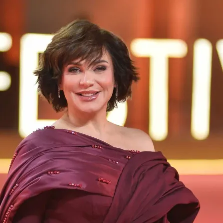 سلاف فواخرجي من العرض الأول للفيلم - الصوزة من المركز الصحفي لمهرجان القاهرة