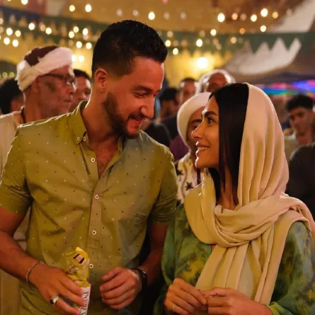 هدى المفتي وأحمد مالك - الصورة من حساب هدى على انستغرام