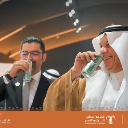 تدشين مشروب كولا ميلاف - مصدر الصورة حساب المركز الوطني للتمور على منصة إكس 