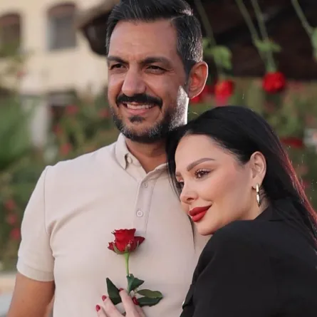 ديانا كرزون وزوجها معاذ العمري- الصورة من حسابها على إنستغرام