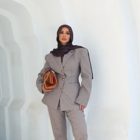 مدونة الموضة سهى طه -الصورة من حسابها على إنستغرام