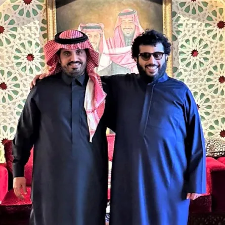 نواف الجبرتي وتركي ال الشيخ -الصورة من حسابه على الانستغرام