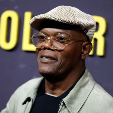 صامويل جاكسون في حفل موسيقى الجاز في مركز لينكولن في نيويورك (Samuel L. Jackson at Jazz at Lincoln Center in New York). مصدر الصورة: John Lamparski / AFP