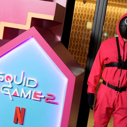 squid game -  (Photo by Presley Ann / GETTY IMAGES NORTH AMERICA / Getty Images via AFP)