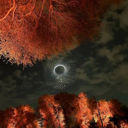 العرض الافتتاحي أثير الذي شمل 1500 طائرة درون