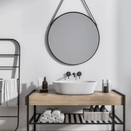 مرآة مودرن في الحمام