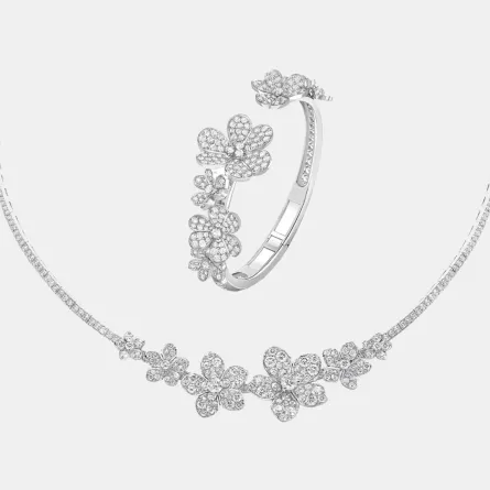 مجوهرات زهور للعروس