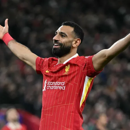 اللاعب محمد صلاح Mohamed Salah (مصدر الصورة:Paul ELLIS / AFP)