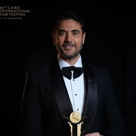 أحمد عز - الصورة من المركز الصحفي لمهرجان القاهرة