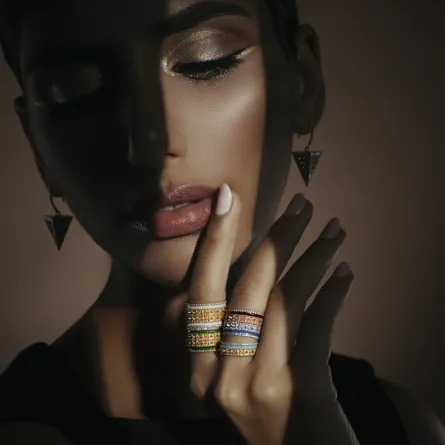 مجوهرات Baguette Design - الصورة من مكتب العلاقات العامة للعلامة 