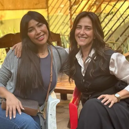 كواليس مسلسل صفحة بيضا - الصورة من صفحة حنان مطاوع على إنستغرام