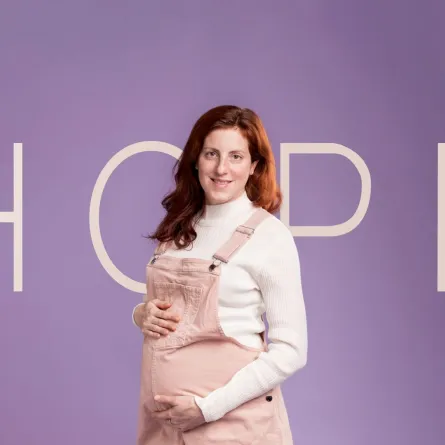 صورة حامل مليئة بالأمل