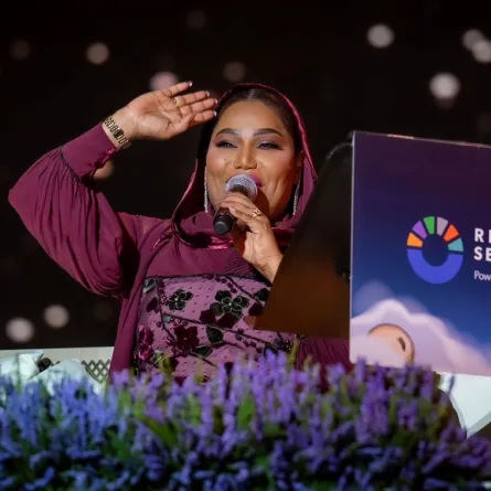 موضي الشمراني- الصورة من المركز الاعلامي لشركة بنش مارك