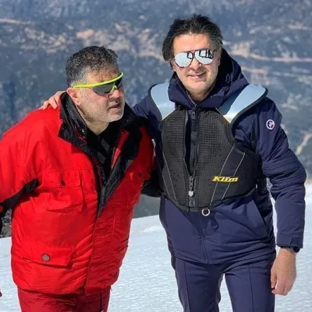 راغب علامة وشقيقه خضر علامة- الصورة من حساب خضر على إنستغرام