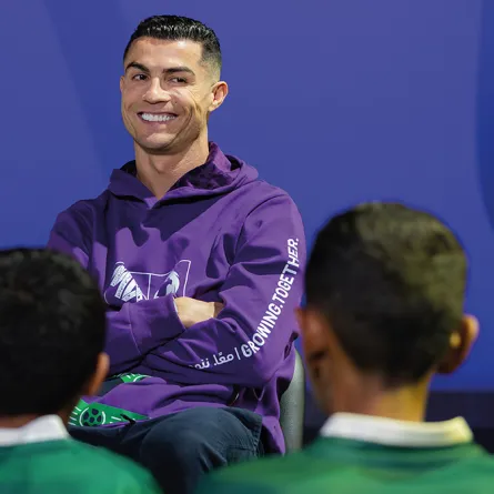  قائد النصر السعودي البرتغالي كريستيانو رونالدو، يؤكد دعمه لاستضافة السعودية لمونديال 2034 - الصورة من حساب كريستيانو على إكس