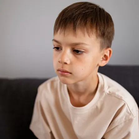 صورة لطفل مريض