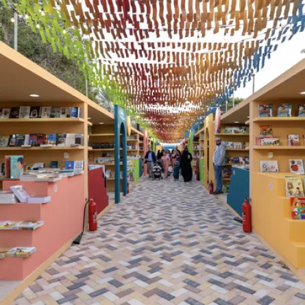 مهرجان الظفرة للكتاب. الصورة من  مكتب أبوظبي الإعلامي