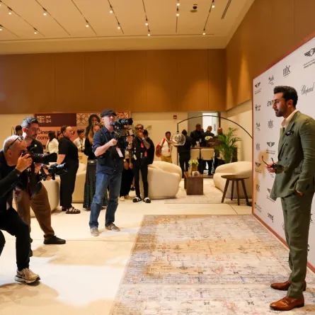 الجلسة الحوارية للنجم الهندي رانبير كابور- مصدر الصورة: (Darren Arthur/Getty Images for The Red Sea International Film Festival)