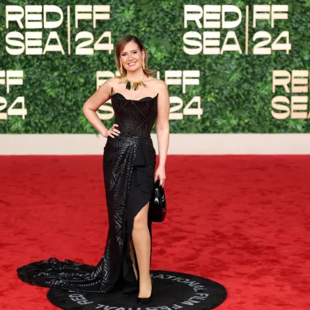 هنا شيحة في مهرجان البحر الأحمر السينمائي الدولي 2024 في جدة، المملكة العربية السعودية (Hana Shiha at Red Sea International Film Festival 2024 in Jeddah, Saudi Arabia). مصدر الصورة: Daniele Venturelli/Getty Images for The Red Sea International Film Festival