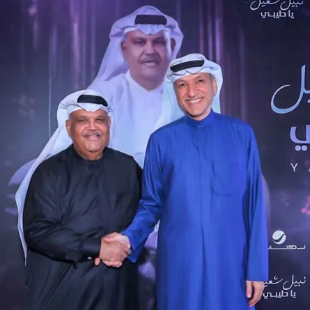 نبيل شعيل وسالم الهندي- الصورة من المركز الاعلامي لـ روتانا