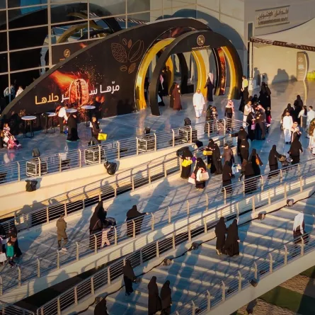 فعاليات معرض القهوة والشوكولاتة الصورة من حساب المعرض على إكس